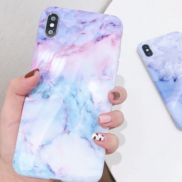 NEW iPhone 7+/8+ Watercolor Marble Case - Picture 2 of 5